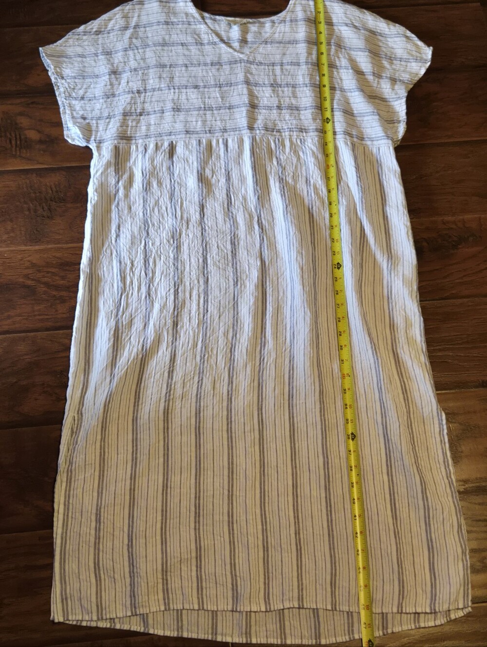 Eileen Fisher Sleepwear By Garnet Hill 100% Organic Linen Sleep Dress XL - Picture 6 of 7